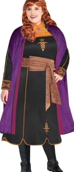 Party City Adult Act 2 Anna Costume Plus Size - Frozen 2|Women Disney