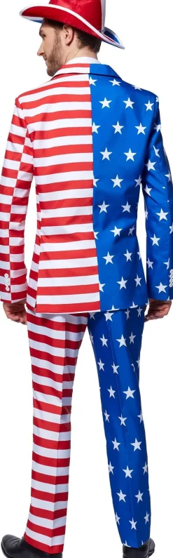 Fashion Adult Americana Suit Men Funny