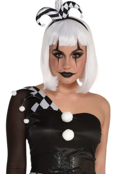 Clearance Adult Bad Jester Costume Women Scary