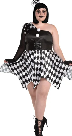 Clearance Adult Bad Jester Costume - Plus Size Plus Size Costumes