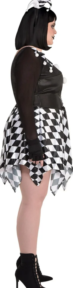 Clearance Adult Bad Jester Costume - Plus Size Plus Size Costumes