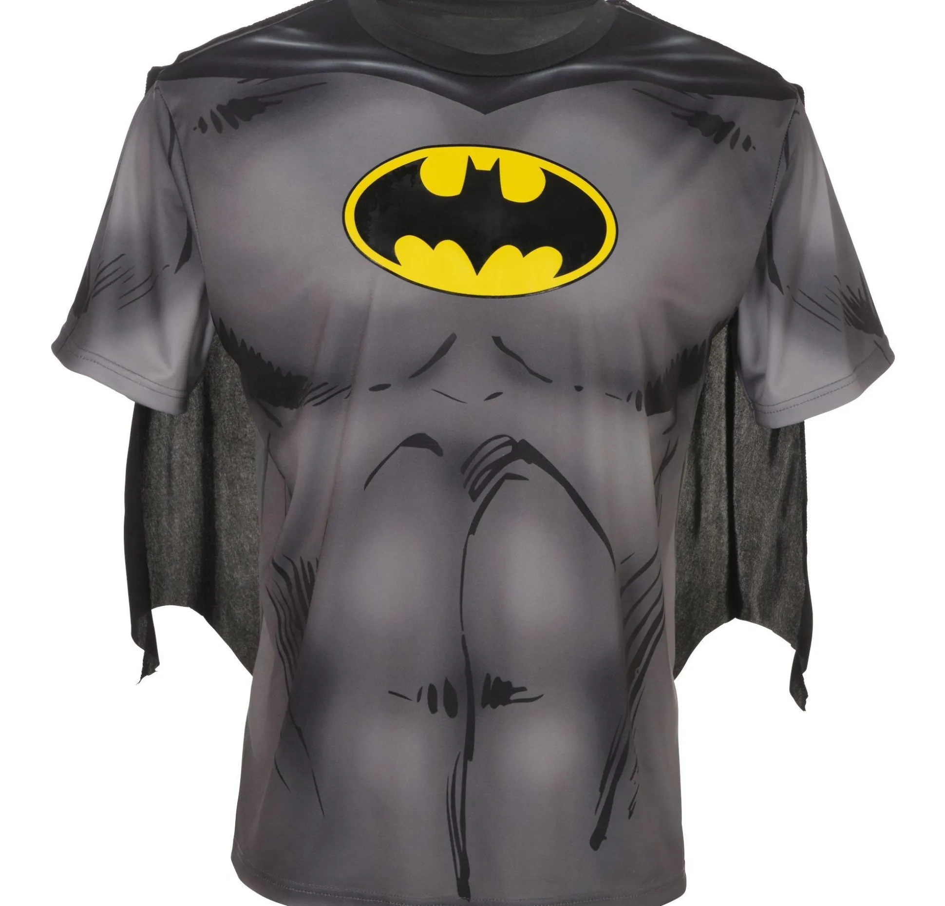Discount Adult Batman T-Shirt With Cape Capes, Robes