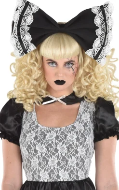 Store Adult Black & White Creepy Doll Dress Women Scary