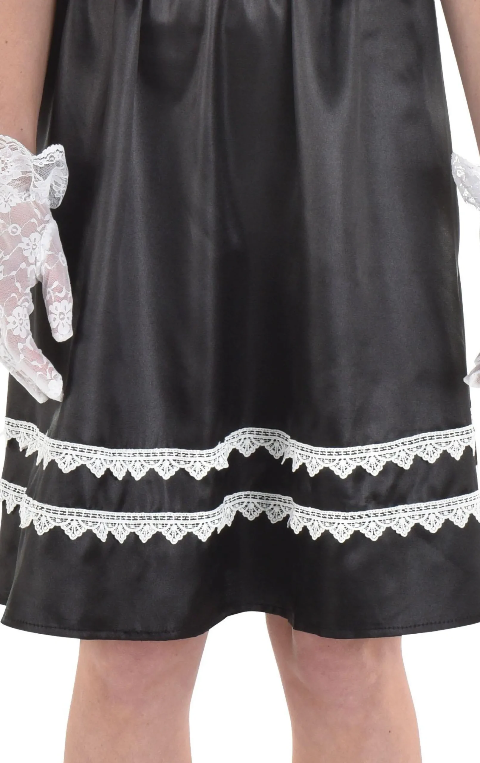 Online Adult Black & White Creepy Doll Dress Bodywear