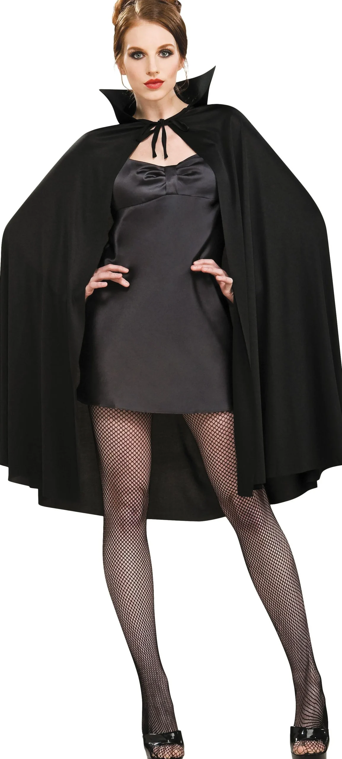 Outlet Adult Black Cape Deluxe Men Scary