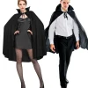 Hot Adult Black Cape Deluxe Capes, Robes