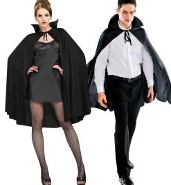 Hot Adult Black Cape Deluxe Capes, Robes