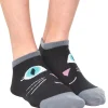 Online Adult Black Cat Ankle Socks Tights