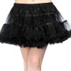 Outlet Adult Black Crinoline Petticoat Plus Size Tutus, Skirts