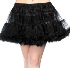 Outlet Adult Black Crinoline Petticoat Plus Size Tutus, Skirts