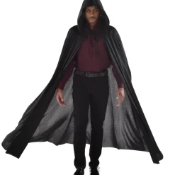 Sale Adult Black Hooded Cape Capes, Robes