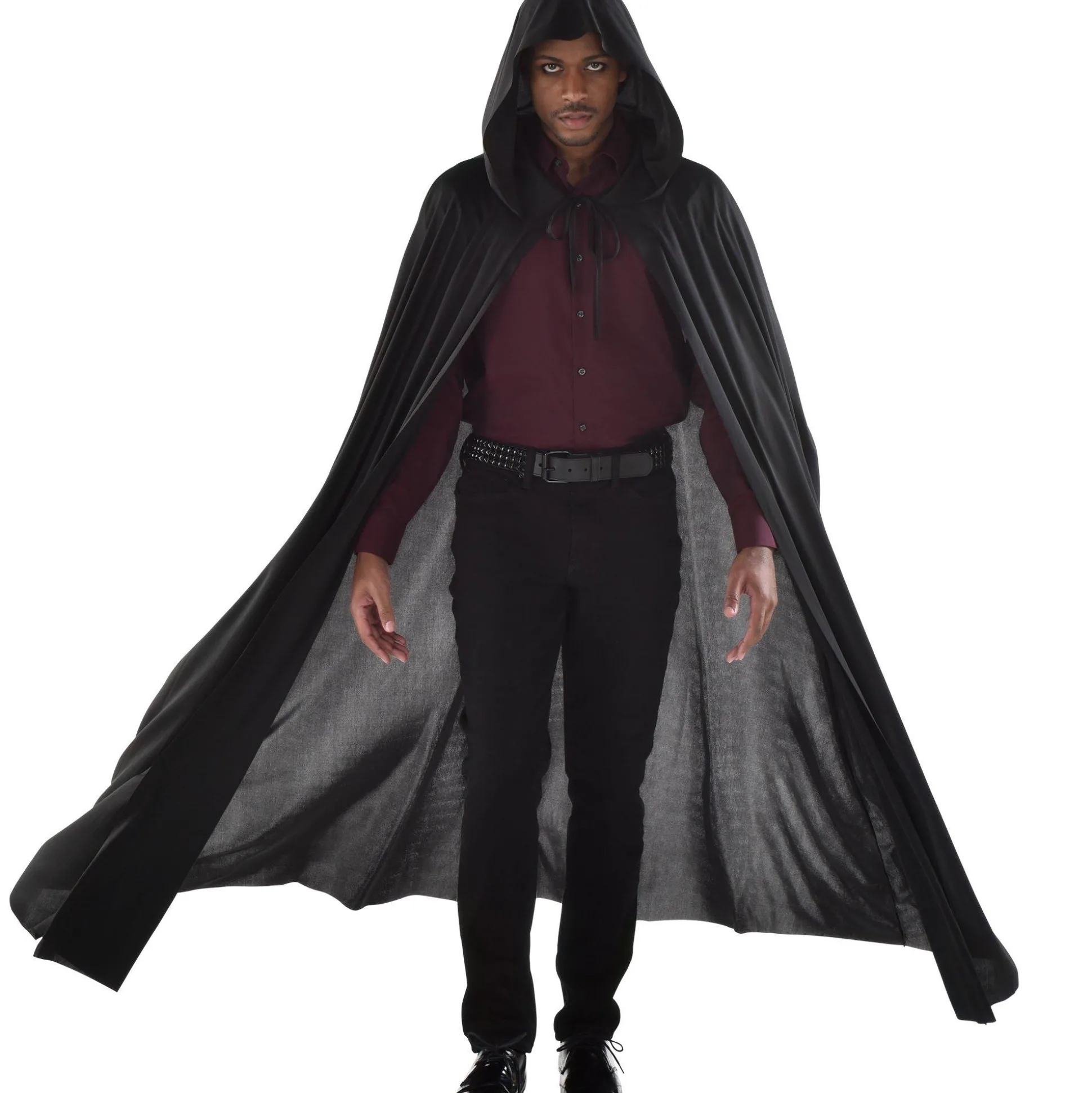 Sale Adult Black Hooded Cape Capes, Robes