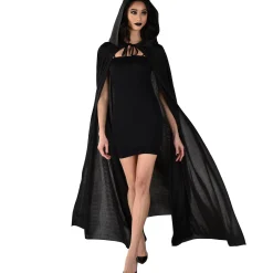 Sale Adult Black Hooded Cape Capes, Robes