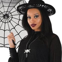 Cheap Adult Black Sheer Witch Dress Women Witch