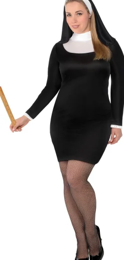 Flash Sale Adult Blessed Babe Nun Costume - Plus Size Women Sexy