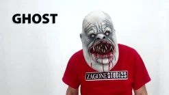 Sale Adult Blood Feeder Ghost Latex Mask - Zagone Studios Scary