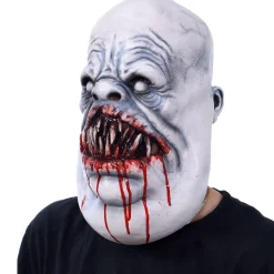 Sale Adult Blood Feeder Ghost Latex Mask - Zagone Studios Scary