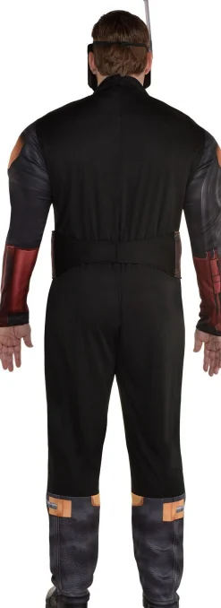 Online Adult Boba Fett Plus-Size Deluxe Muscle Costume - The Mandalorian Plus Size Costumes