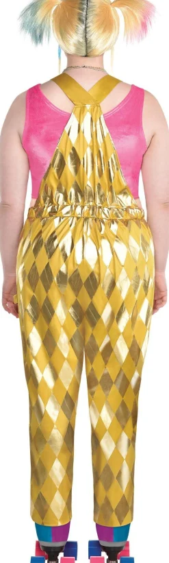 Shop Adult Booby Trap Harley Quinn Costume Plus Size - Birds Of Prey Women Superhero