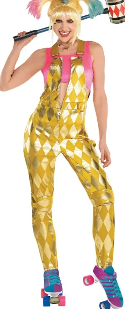 Store Adult Booby Trap Harley Quinn Costume - Birds Of Prey Women Superhero