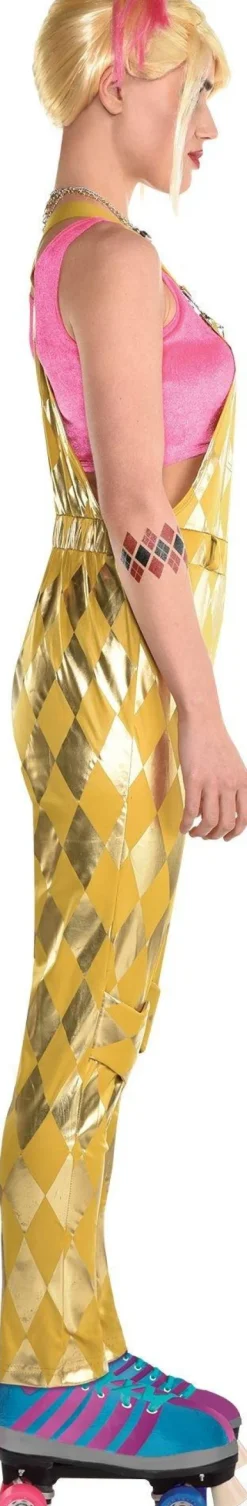 Store Adult Booby Trap Harley Quinn Costume - Birds Of Prey Women Superhero