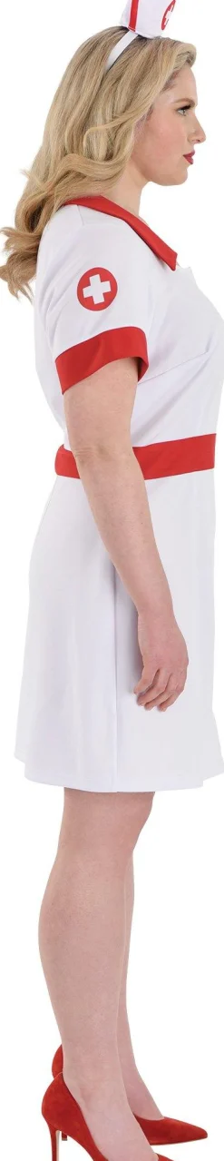 Party City Adult Call The Shots Nurse Plus Size Costume|Women Sexy