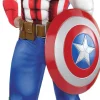 Discount Adult Captain America Muscle Costume Plus Size Plus Size Costumes