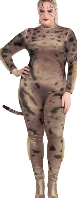 Sale Adult Cheetah Costume Plus Size - Wonder Woman 1984 Plus Size Costumes