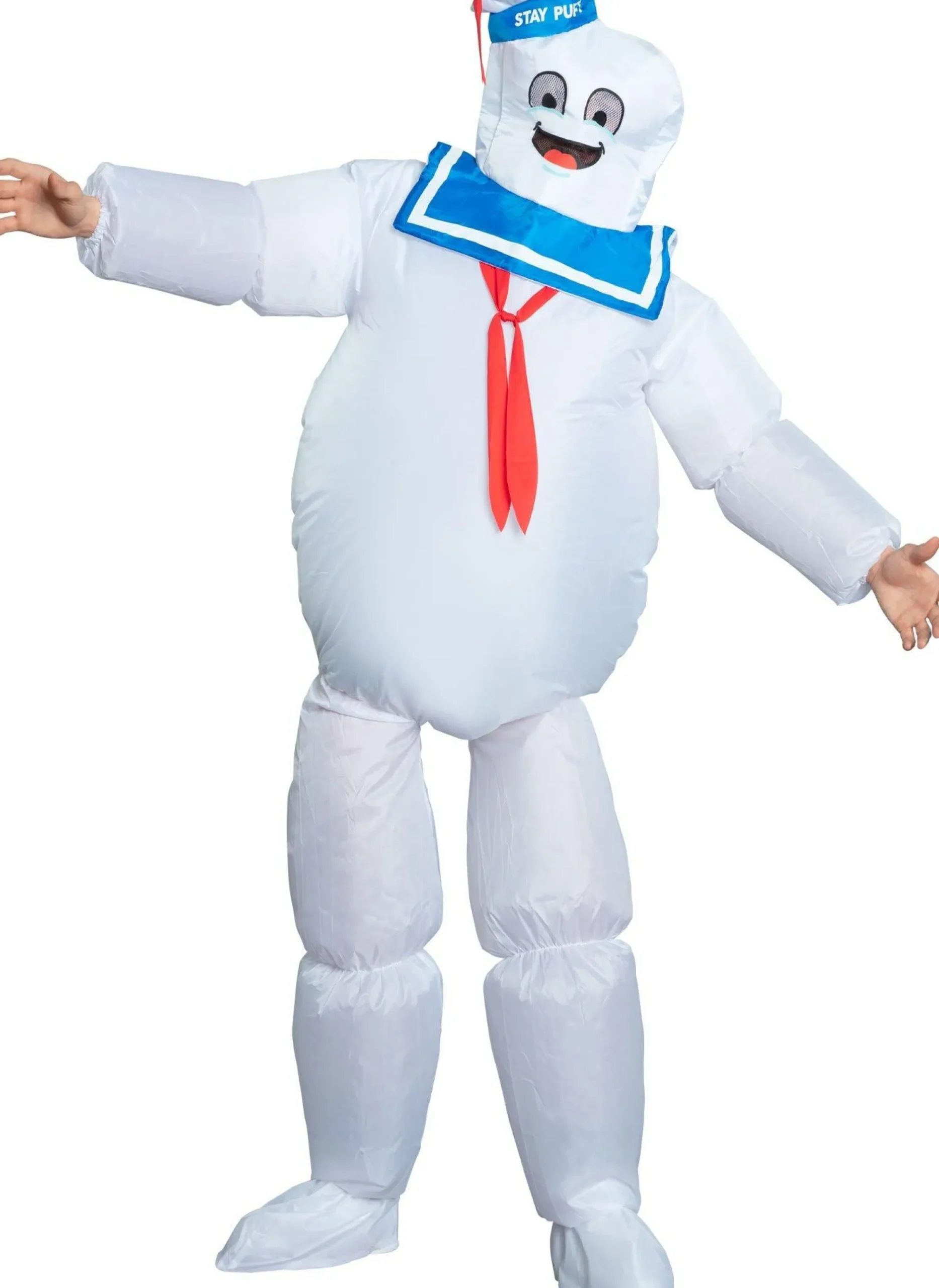 Best Adult Classic Inflatable Stay Puft Marshmallow Man Costume - Ghostbusters Men Funny