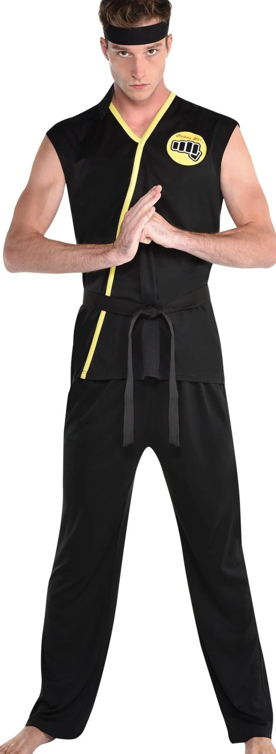Hot Adult Cobra Kai Costume Men Decades