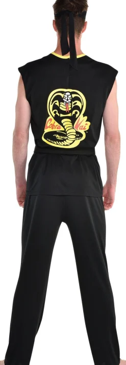 Hot Adult Cobra Kai Costume Men Decades