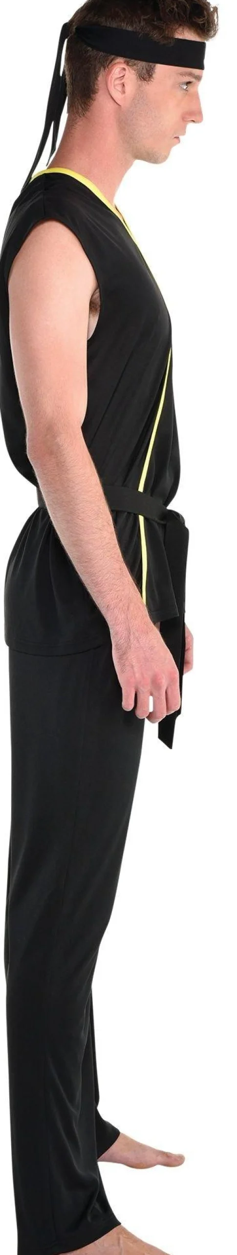 Hot Adult Cobra Kai Costume Men Decades