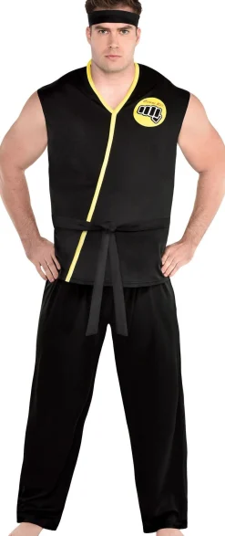 Best Sale Adult Cobra Kai Costume Plus Size Men Decades