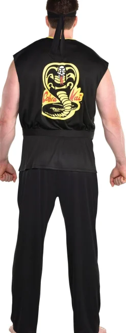 Best Sale Adult Cobra Kai Costume Plus Size Men Decades