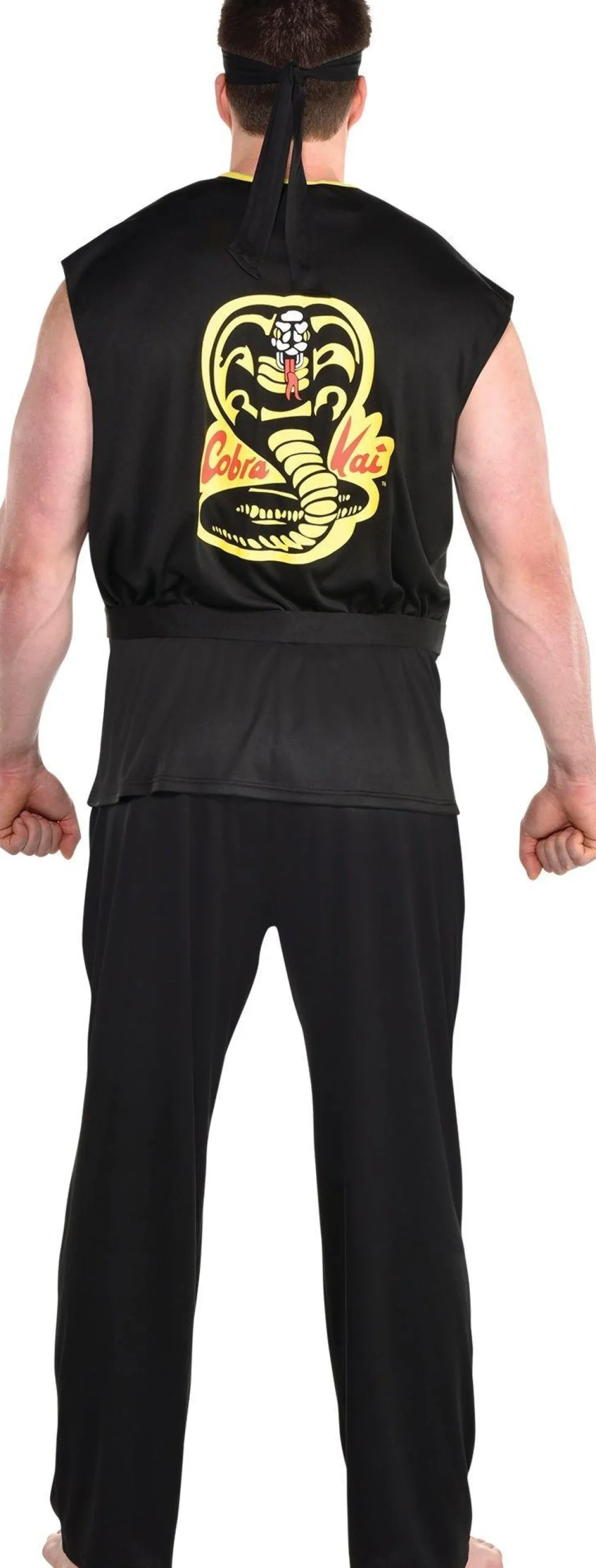 Best Sale Adult Cobra Kai Costume Plus Size Men Decades