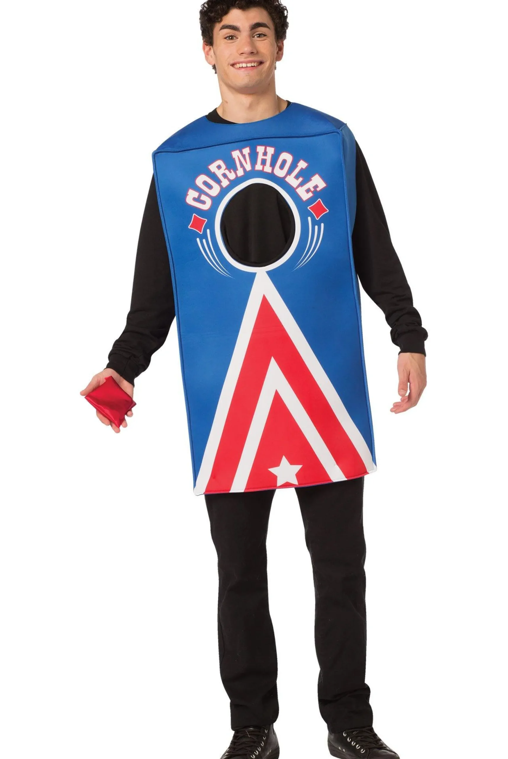 Best Sale Adult Cornhole Costume With Bean Bags Men Funny