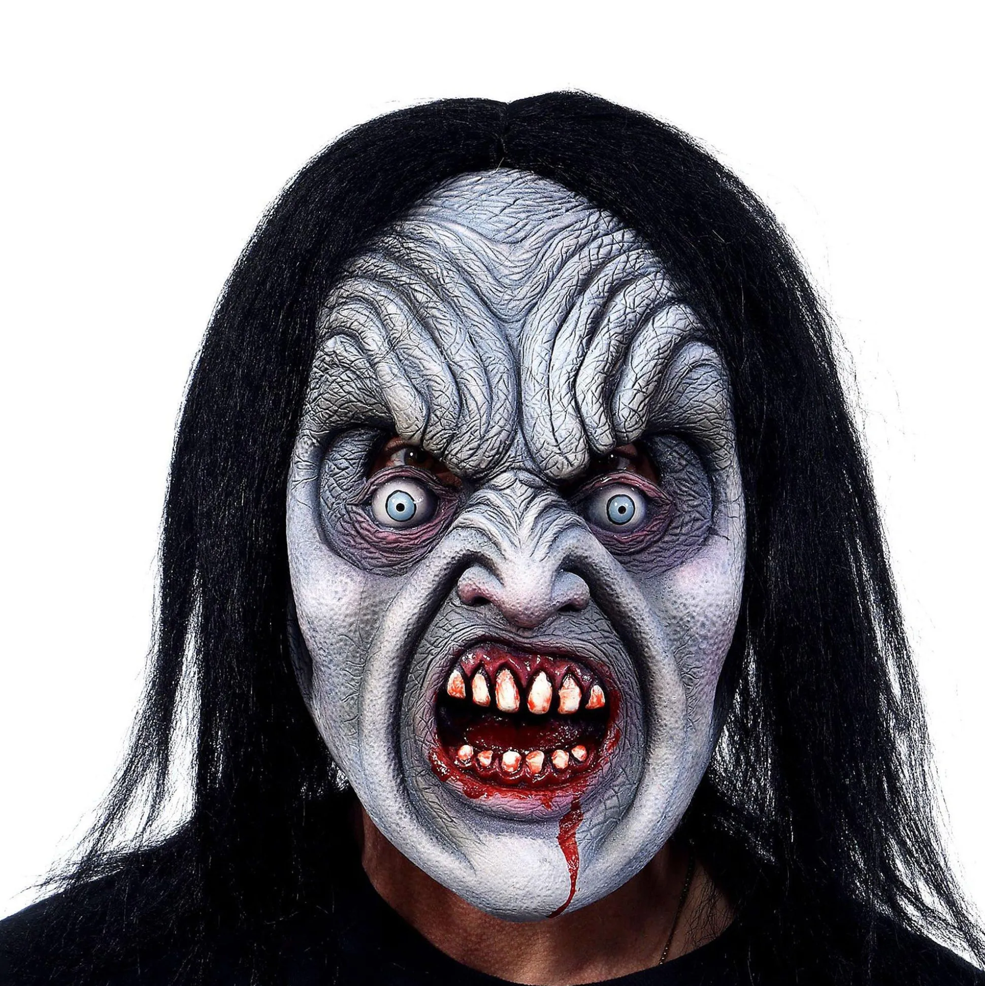 Hot Adult Crazed Psycho Latex Mask - Zagone Studios Scary