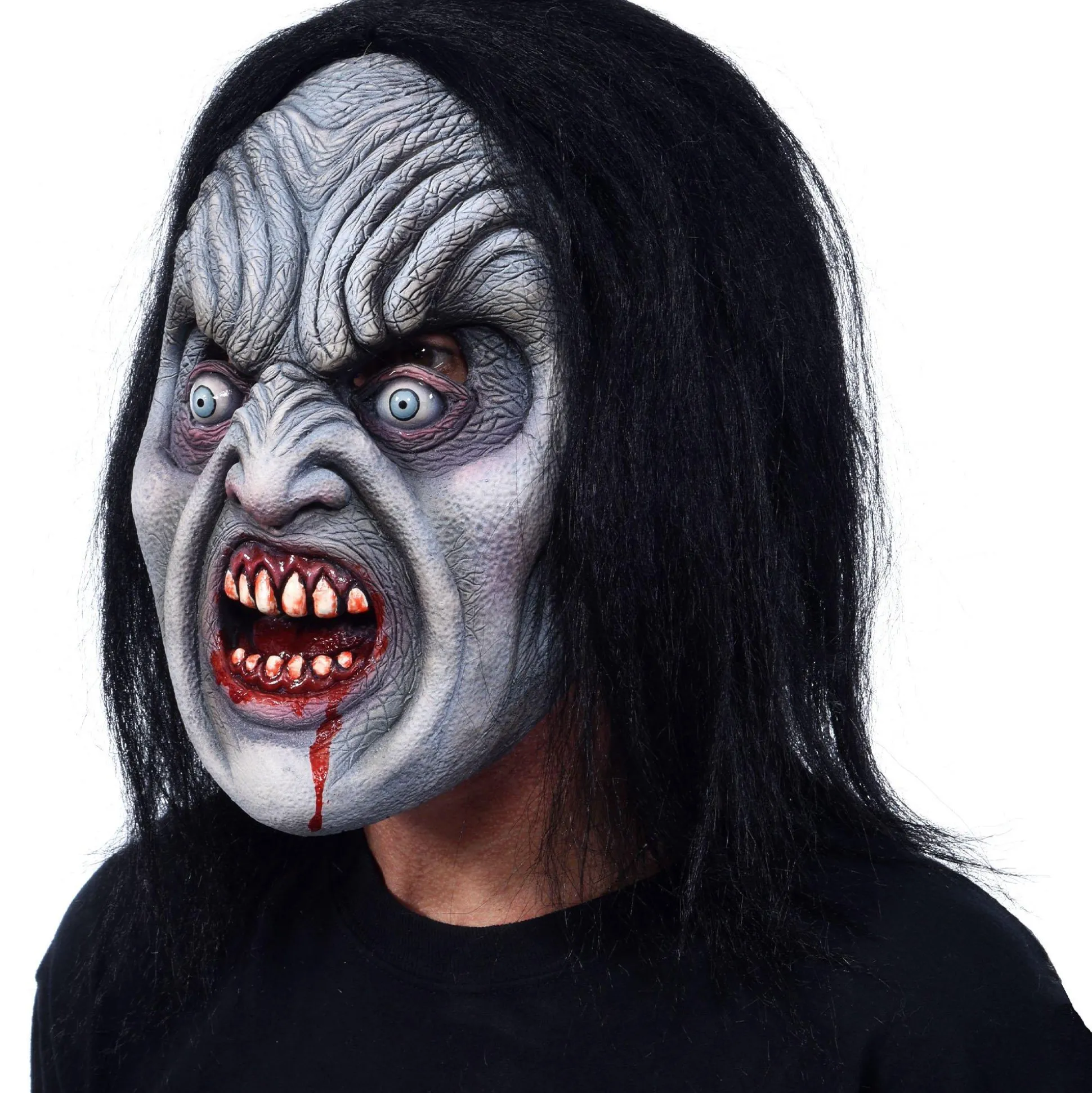 Hot Adult Crazed Psycho Latex Mask - Zagone Studios Scary