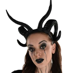 New Adult Demon Horn Headband Headbands, Tails