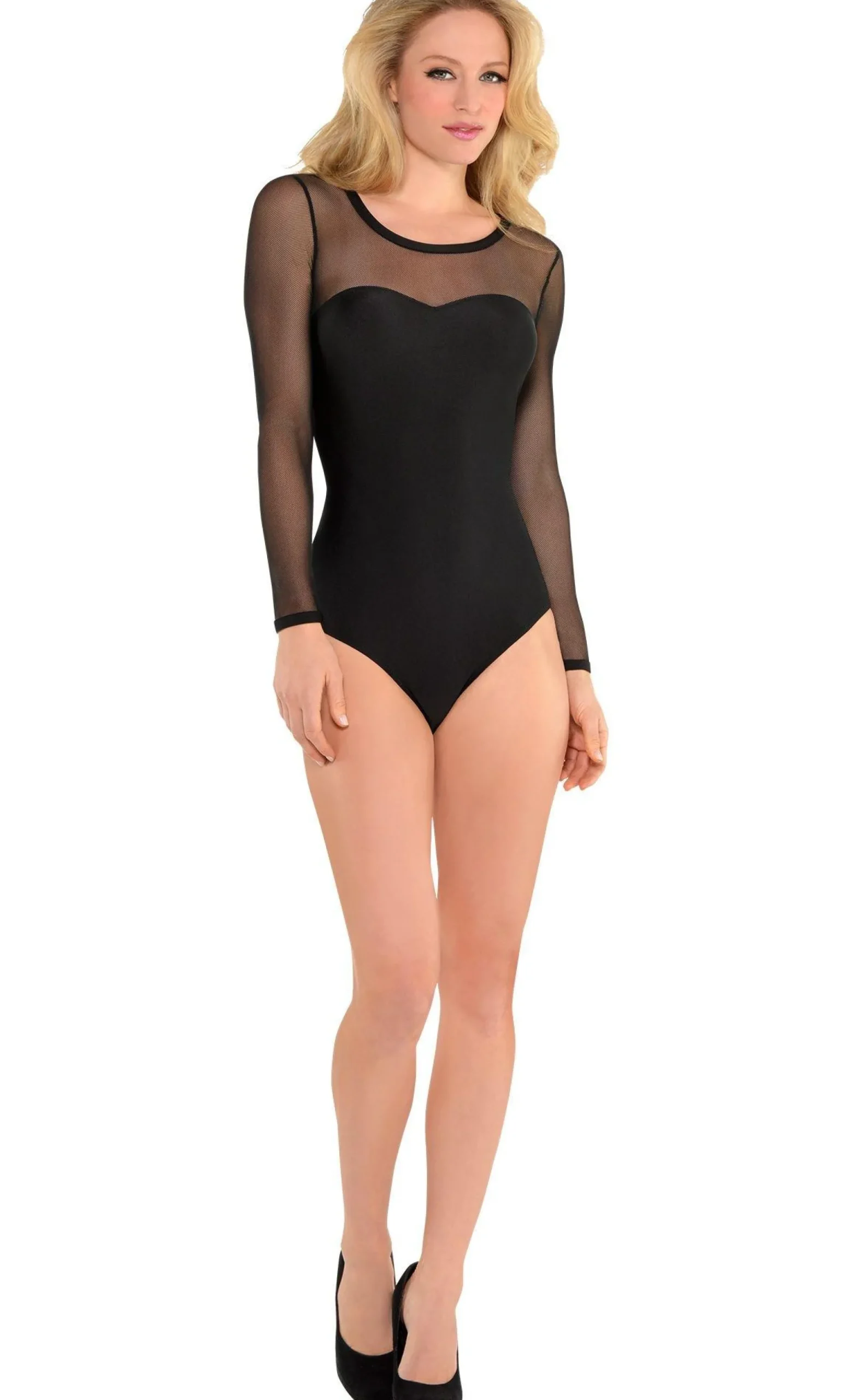 New Adult Fierce Black Bodysuit Bodywear