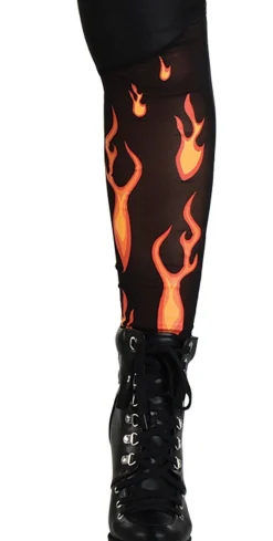 Outlet Adult Flaming Devil Catsuit Women Sexy