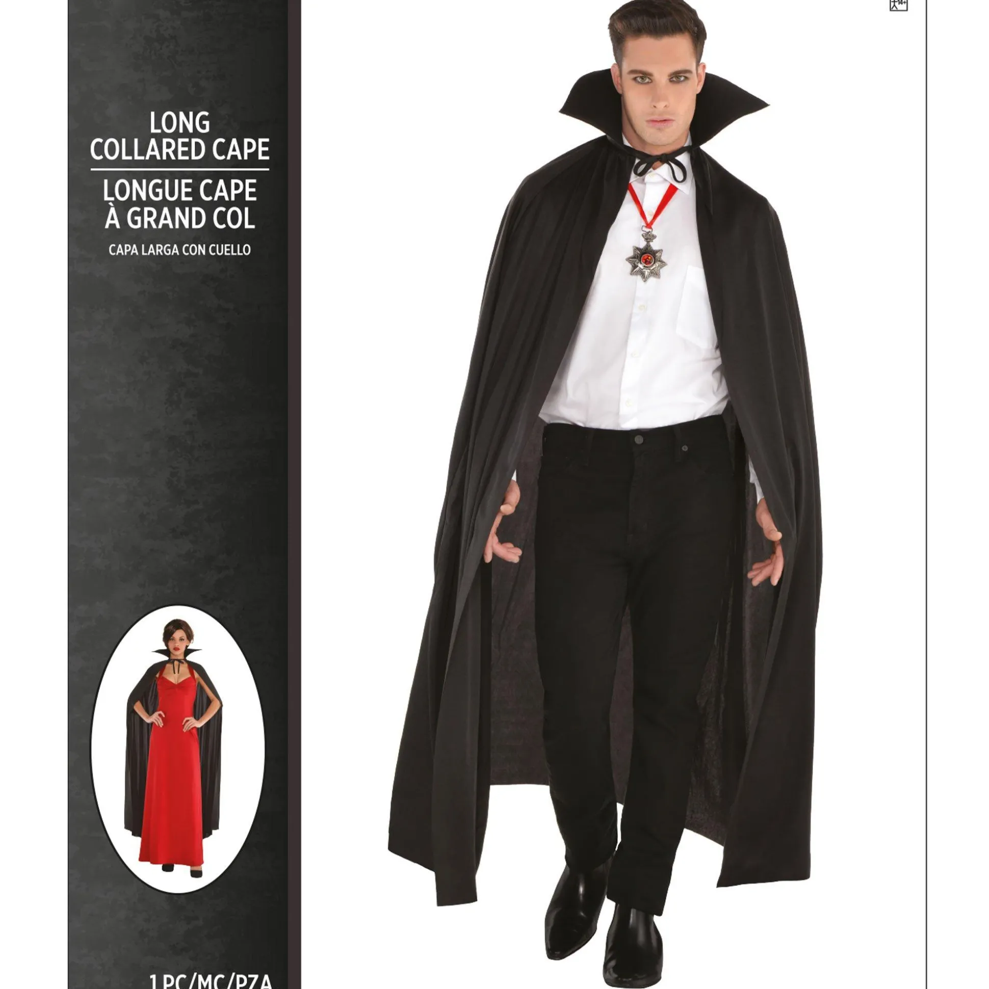 Flash Sale Adult Full Length Black Cape Capes, Robes