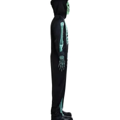 Cheap Adult Glow-In-The-Dark Skeleton Costume Men Scary