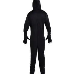 Cheap Adult Glow-In-The-Dark Skeleton Costume Men Scary