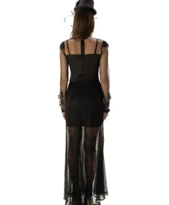 Party City Adult Gothic Queen Costume|Women Scary