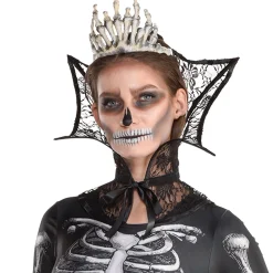 Discount Adult Gothic Skeleton Queen Costume Women Scary