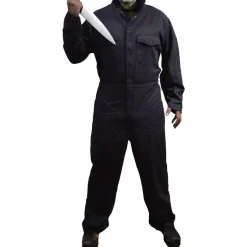 Cheap Adult Gray Michael Myers Jumpsuit - Halloween 2018 Men Scary