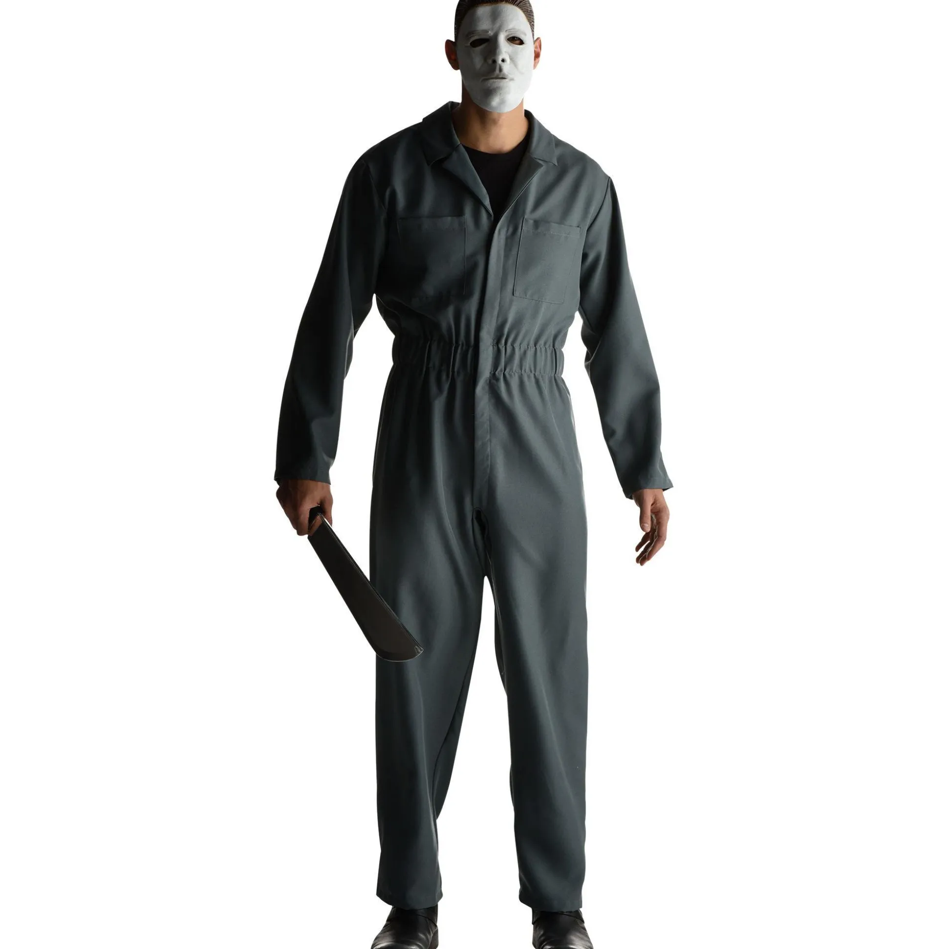 Best Adult Gray Michael Myers Costume - Halloween Men Scary