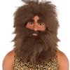 Store Adult Hairy Caveman Costume Accessory Kit Facial Hair