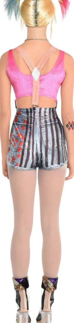 Fashion Adult Harley Quinn Costume - Birds Of Prey Women Superhero